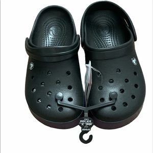 NWT Crocband iridescent band clog m6/w8